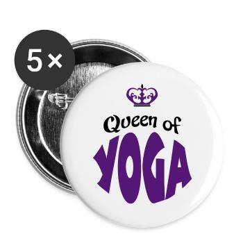 yoga - Buttons large 2.2''/56 mm (5-pack) - white - Front
