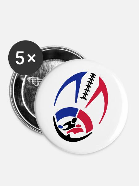shirt ball - Buttons large 2.2''/56 mm (5-pack) - white