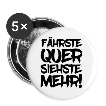 Ferry side view more drift drifting car horsepower - Buttons large 2.2''/56 mm (5-pack) - white - Front