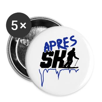 apres_2 - Buttons large 2.2''/56 mm (5-pack) - white - Front