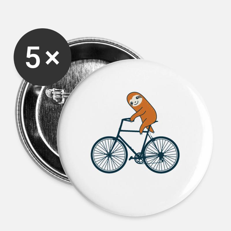 bicycle - Buttons large 2.2''/56 mm (5-pack) - white