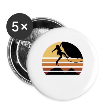 BOULDERING Climbing Sport Extreme Climbers - Buttons large 2.2''/56 mm (5-pack) - white - Front