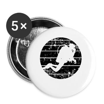Diver - Buttons large 2.2''/56 mm (5-pack) - white - Front