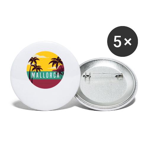 Mallorca - Buttons groß 56 mm (5er Pack)