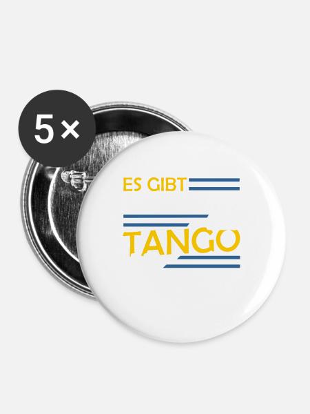 Tango - Buttons groß 56 mm (5er Pack) - Weiß