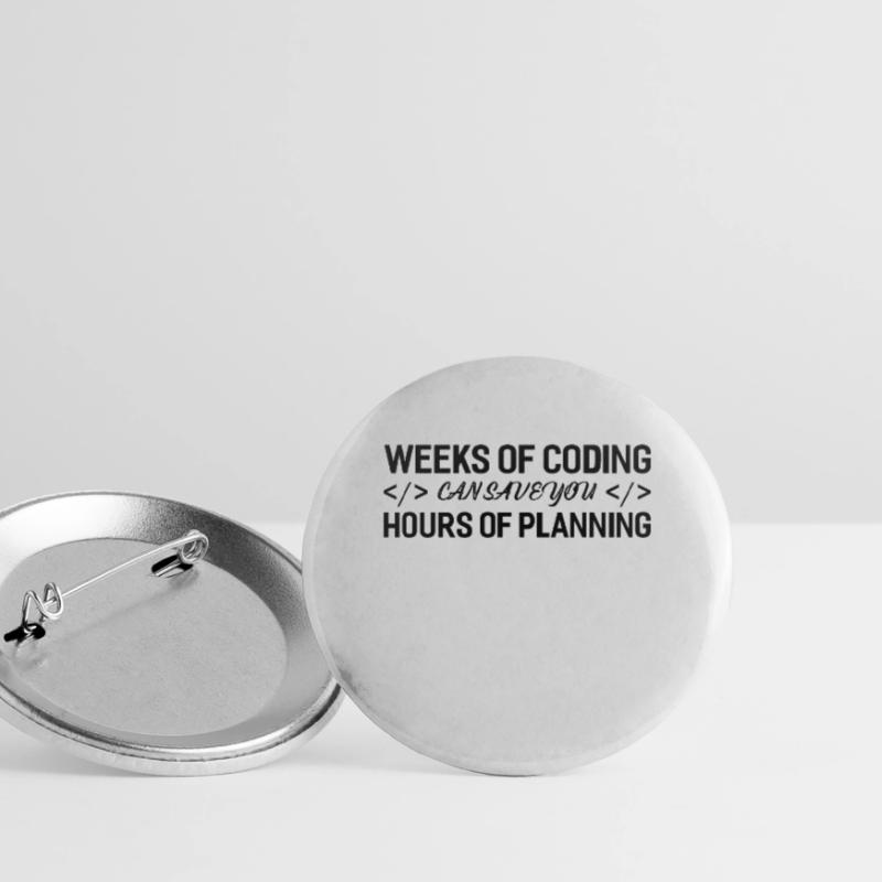 Programmeurs semaines De Coding Lot de 5 grands badges (56 mm)