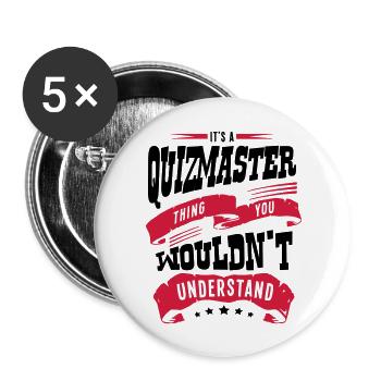 its a quizmaster thing you wouldnt under - Buttons large 2.2''/56 mm (5-pack) - white - Front