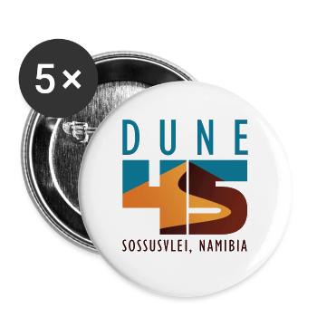 Dune 45 - Sossusvlei, Namibia - Buttons large 2.2''/56 mm (5-pack) - white - Front