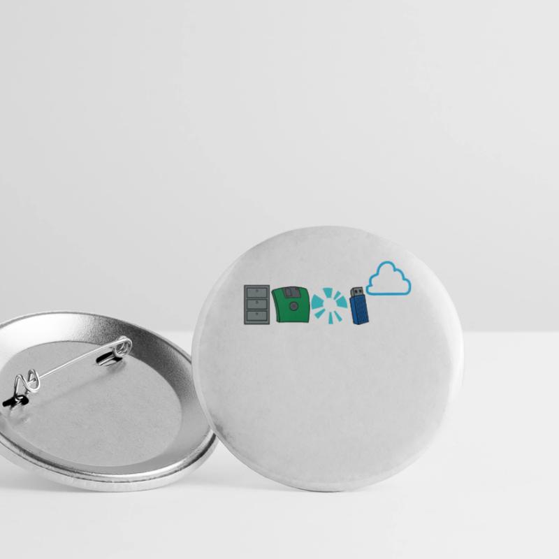 Programmierer Code Informatik Software Entwickler Buttons groß 56 mm (5er Pack)