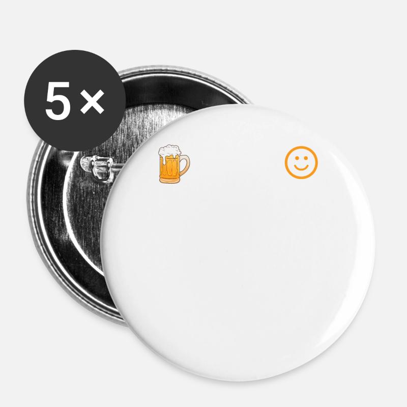 Piano piano - Buttons large 2.2''/56 mm (5-pack) - white