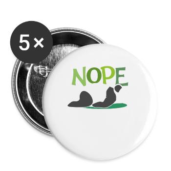 panda - Buttons large 2.2''/56 mm (5-pack) - white - Front