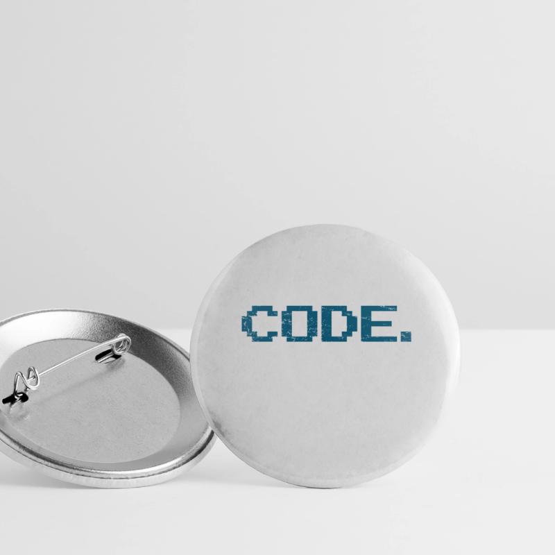 Code de programmation informatique Lot de 5 grands badges (56 mm)