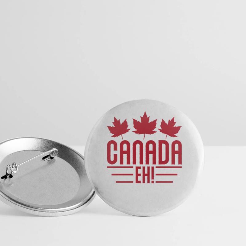 Canada maple leaf maple leaf Buttons large 2.2''/56 mm (5-pack)