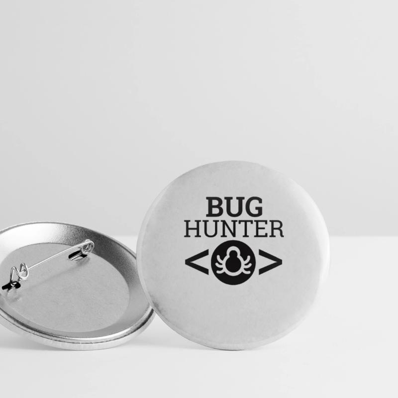 "Bug Hunter" | Informatik, Programmierer Buttons groß 56 mm (5er Pack)
