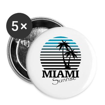 Florida - Buttons large 2.2''/56 mm (5-pack) - white - Front