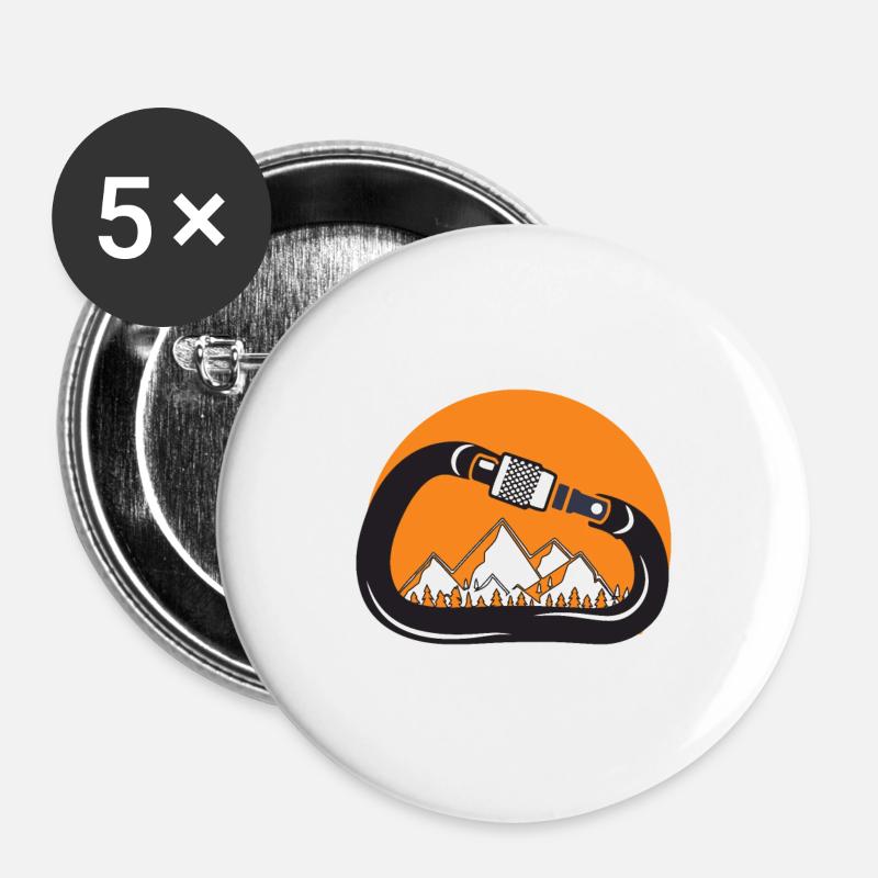 Rock climbing - Buttons large 2.2''/56 mm (5-pack) - white