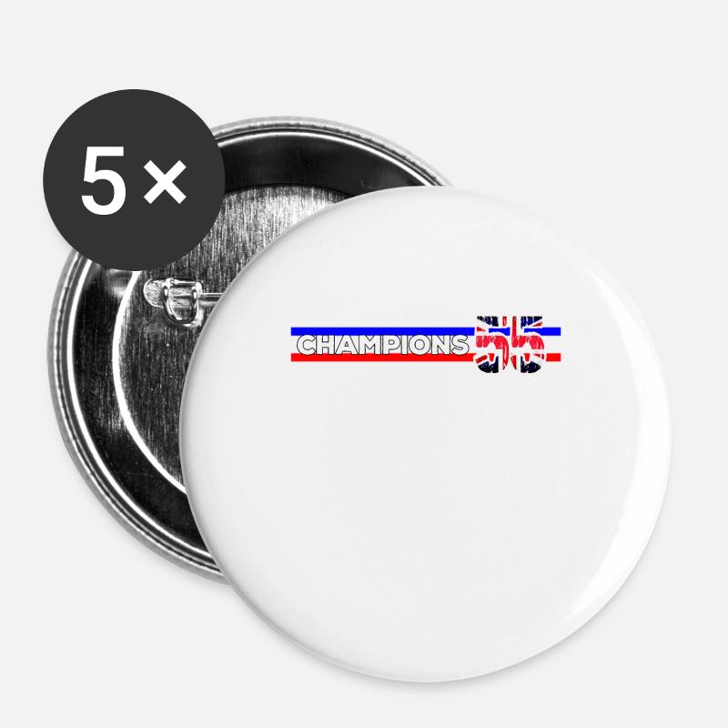 Rangers Fifty Five 55 and Counting - Buttons large 2.2''/56 mm (5-pack) - white