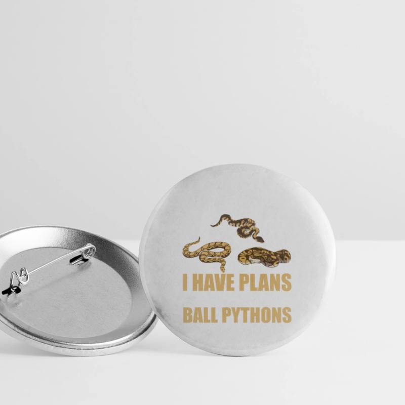 Plans Avec Mes Python Rois De Serpent Lot de 5 grands badges (56 mm)