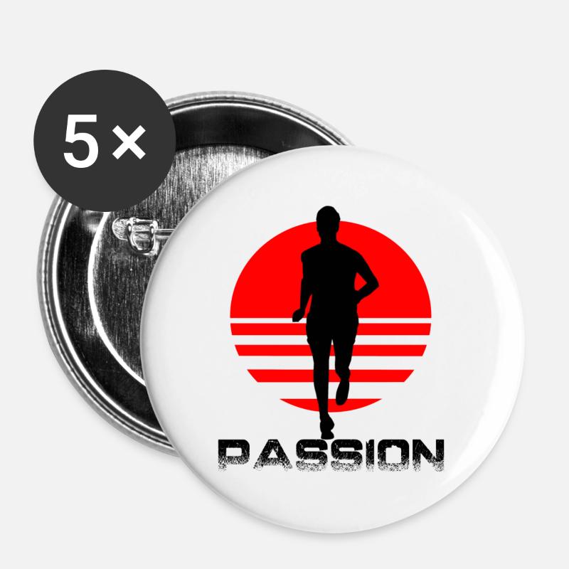 Runner - Buttons large 2.2''/56 mm (5-pack) - white