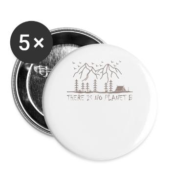 Environment Environmental protection Climate change - Buttons large 2.2''/56 mm (5-pack) - white - Front