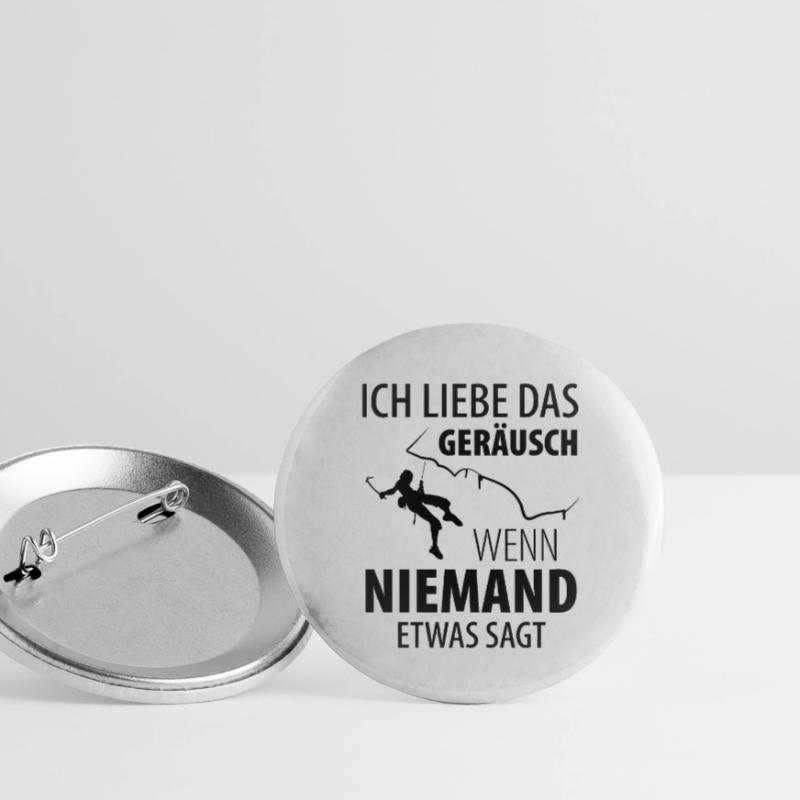 Eisklettern Eiskletterer Eispickel Buttons groß 56 mm (5er Pack)