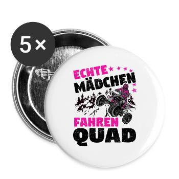 Quad - Buttons groß 56 mm (5er Pack) - Weiß - Vorne