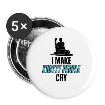 Ostéopathe Physiothérapeute Chiropracteur Masseur - Lot de 5 grands badges (56 mm) - blanc - Devant