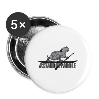 Stand Up Paddle - Buttons large 2.2''/56 mm (5-pack) - white - Front