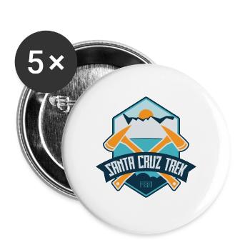 Santa Cruz Trek - Peru - Buttons groß 56 mm (5er Pack) - Weiß - Vorne