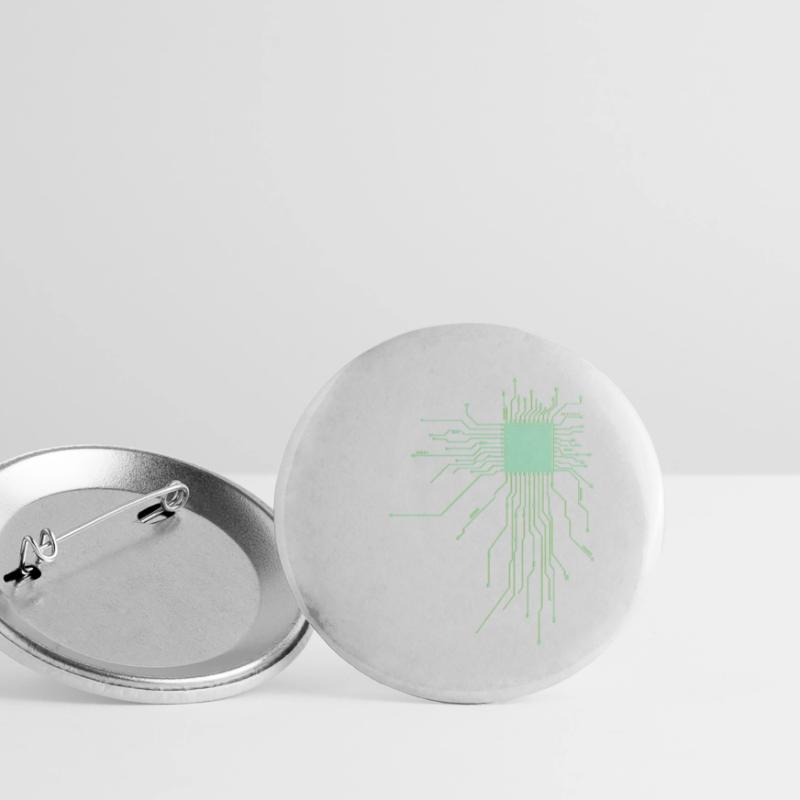 board core cpu computer nerd pc humor geek code Buttons large 2.2''/56 mm (5-pack)