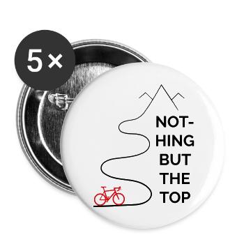 Roadbike - nothing but the top - Buttons large 2.2''/56 mm (5-pack) - white - Front