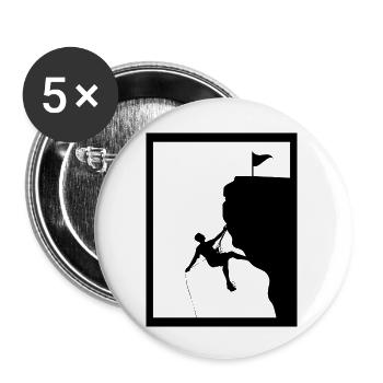 Bouldering Climbing Climbing - Buttons large 2.2''/56 mm (5-pack) - white - Front