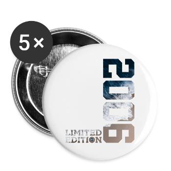 20E ANNIVERSAIRE ÉDITION LIMITÉE 2006 - Lot de 5 grands badges (56 mm) - blanc - Devant