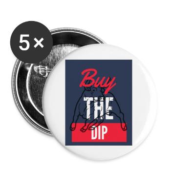 Buy The Dip 2 - Buttons groß 56 mm (5er Pack) - Weiß - Vorne