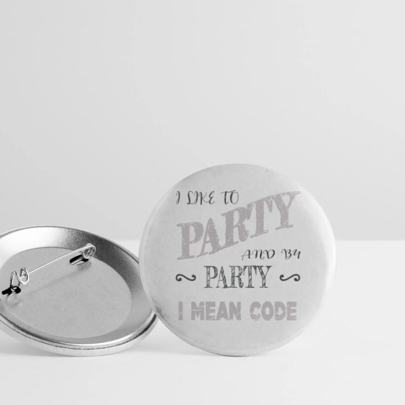 Déclaration de citation de programmation informatique Lot de 5 grands badges (56 mm)