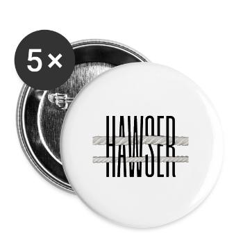 Hawser - Buttons large 2.2''/56 mm (5-pack) - white - Front