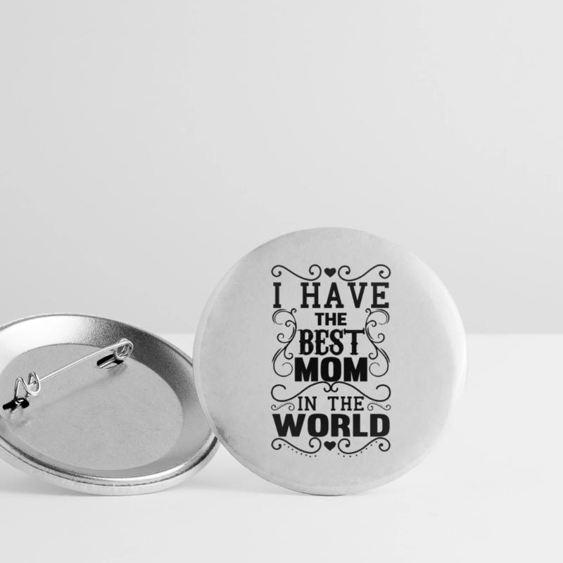 Muttertag, Muttertag, Muttertag, Muttertag, Muttertag Buttons groß 56 mm (5er Pack)