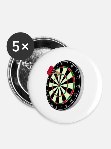 180 - Buttons groß 56 mm (5er Pack) - Weiß