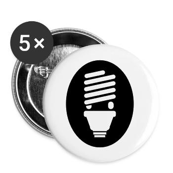 Energy Lamp - Buttons large 2.2''/56 mm (5-pack) - white - Front