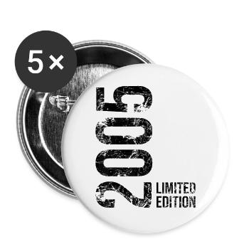 Bold Edition Limited Graphic Design - Buttons large 2.2''/56 mm (5-pack) - white - Front