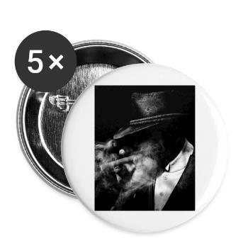 Arthur Smoke / RDR 2 / Saskia´s.vp.World - Buttons groß 56 mm (5er Pack) - Weiß - Vorne