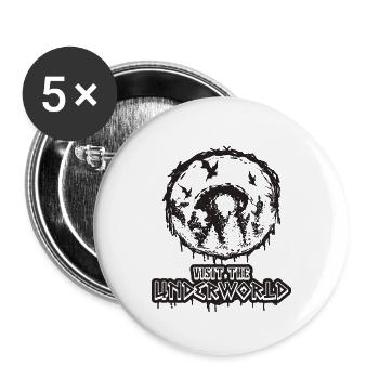 Visit The Underworld History Greek Mythology Lover - Buttons large 2.2''/56 mm (5-pack) - white - Front