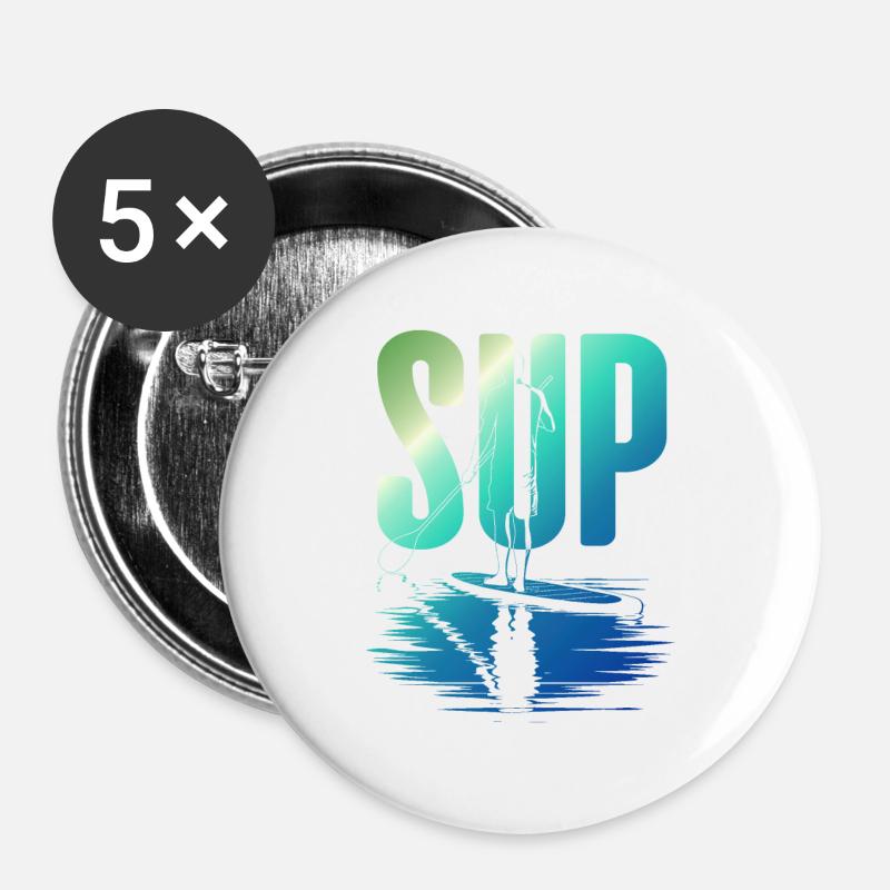 SUP - Buttons large 2.2''/56 mm (5-pack) - white