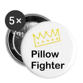 ChampionPillow 1 - Buttons large 2.2''/56 mm (5-pack) - white - Front