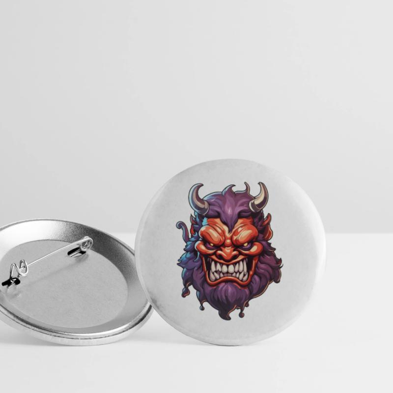 Devil / Hell / Horror / Devilish / Evil Buttons large 2.2''/56 mm (5-pack)
