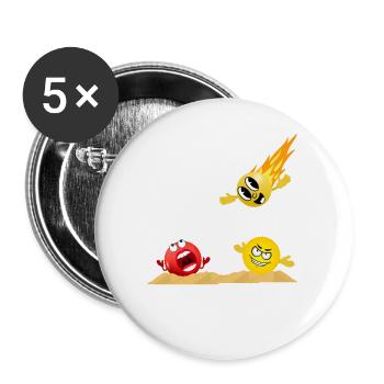 Bodja - Buttons large 2.2''/56 mm (5-pack) - white - Front