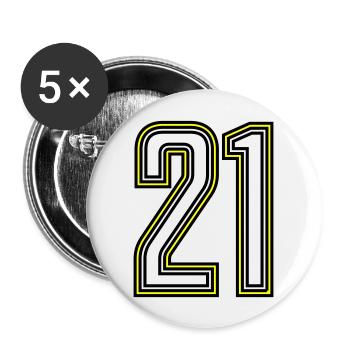 21 - Buttons large 2.2''/56 mm (5-pack) - white - Front