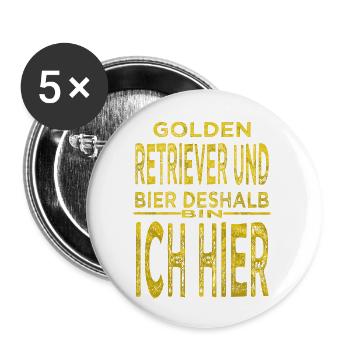 18 geburtstag 30 geburtstag lustige sprüche feiern - Buttons groß 56 mm (5er Pack) - Weiß - Vorne