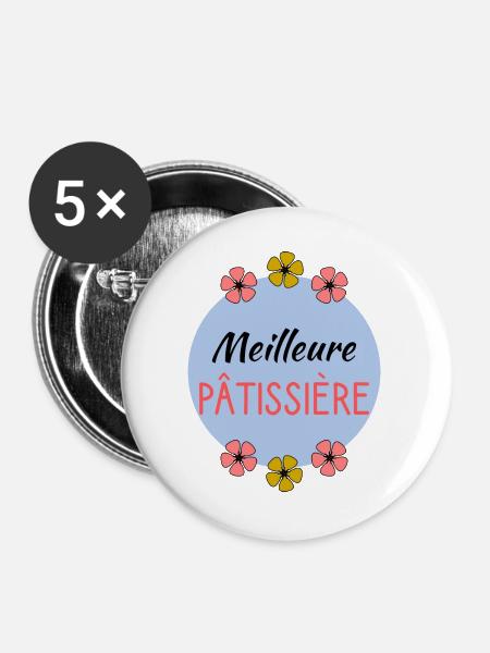 OMA. OMA - Buttons groß 56 mm (5er Pack) - Weiß