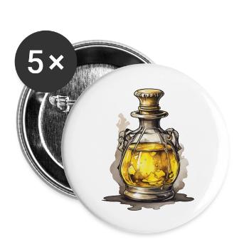 Potion Aesthetic Gaming and Iconic - Buttons large 2.2''/56 mm (5-pack) - white - Front